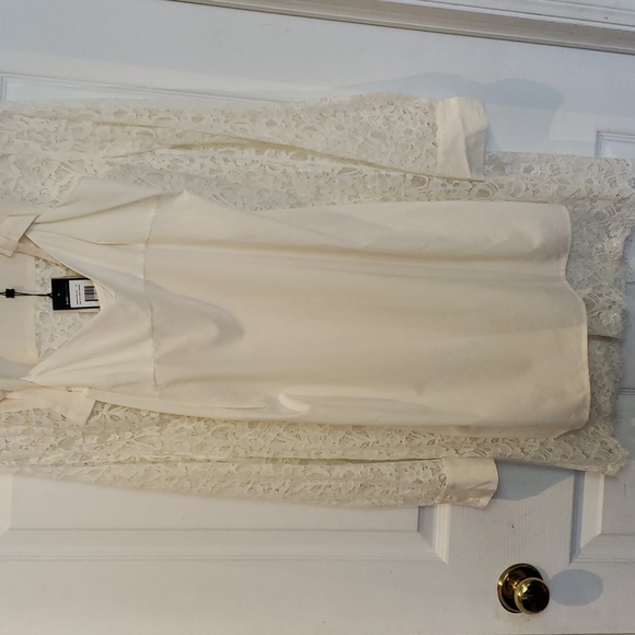 BCBG White Lace Dress - Picture 10 of 10